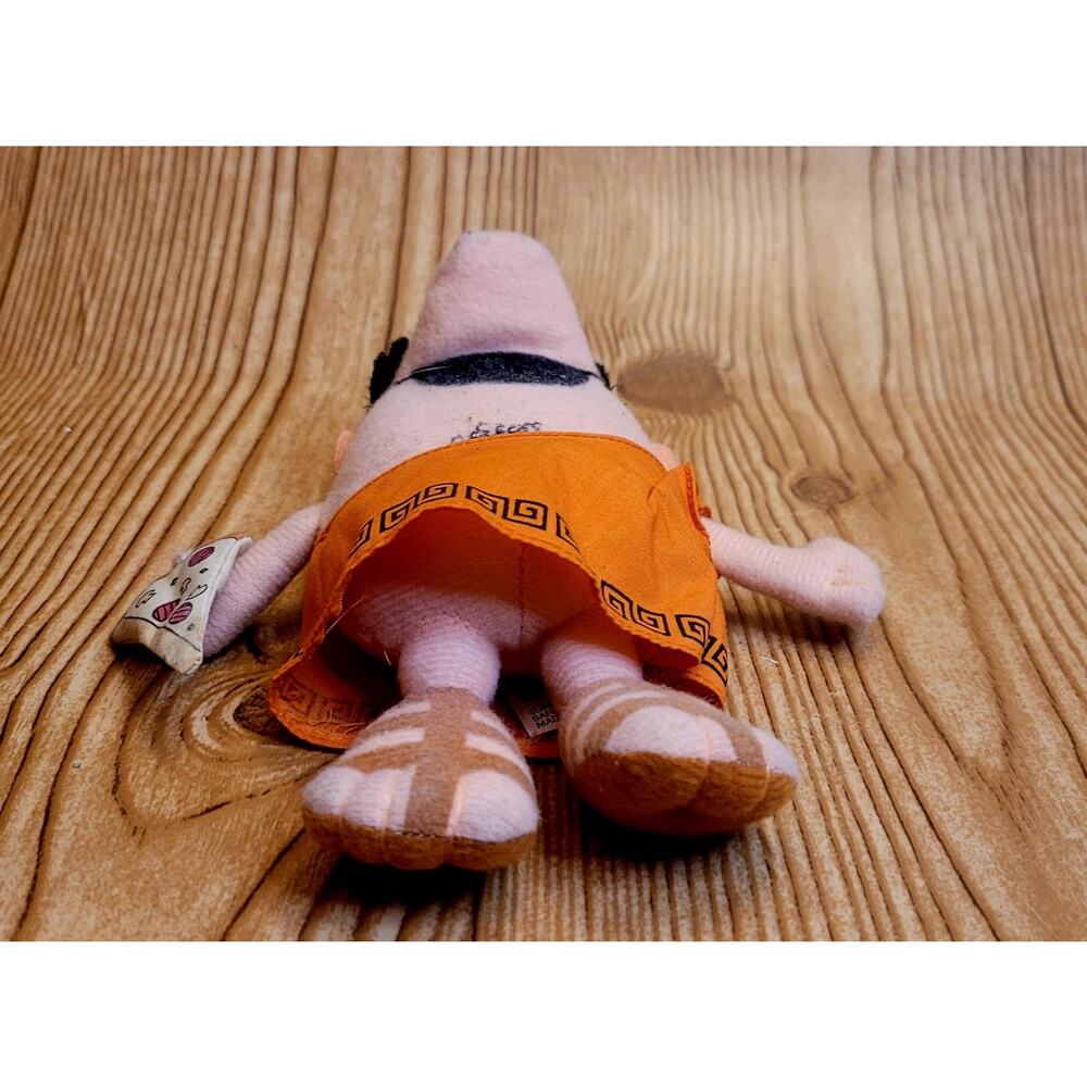 Vintage 1990 Little Ceasars Pizza Plush Bean Bag Toy 6" Man Toga Rare - Picture 4 of 13